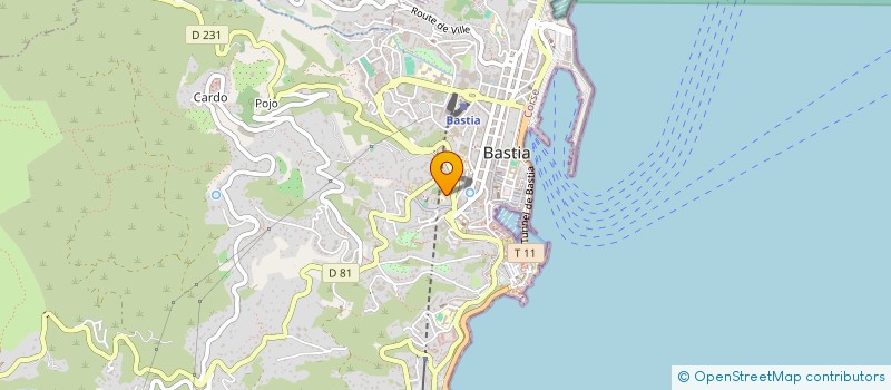 localisation de l'entreprise SCANNAELENA à BASTIA