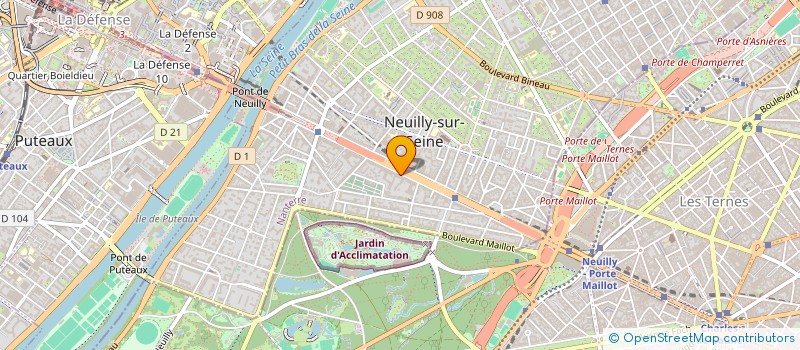 localisation de l'entreprise SCANNE COULEUR MONDIAL à NEUILLY-SUR-SEINE