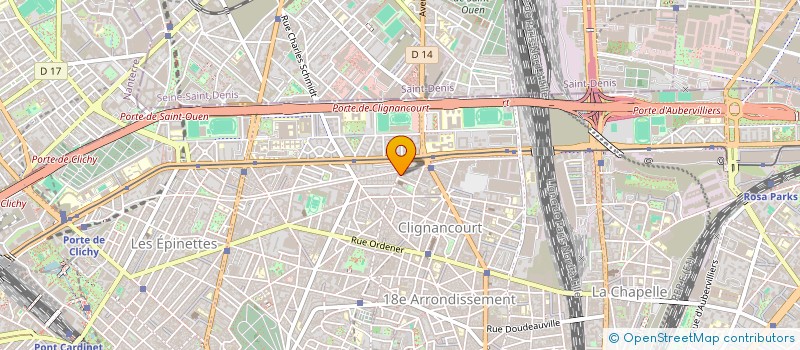 localisation de l'entreprise SCANNER 18 PARIS-NORD à PARIS