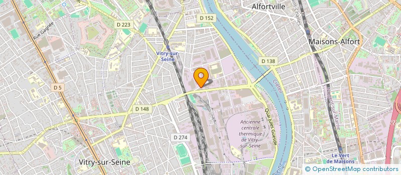 localisation de l'entreprise SCANNER à VITRY-SUR-SEINE