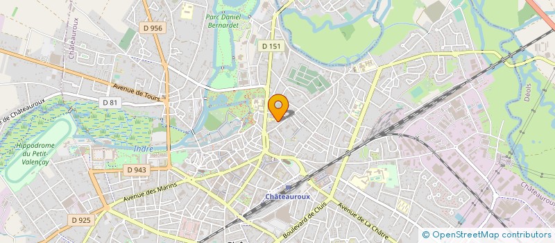 localisation de l'entreprise SCANNER DE L'INDRE à CHATEAUROUX
