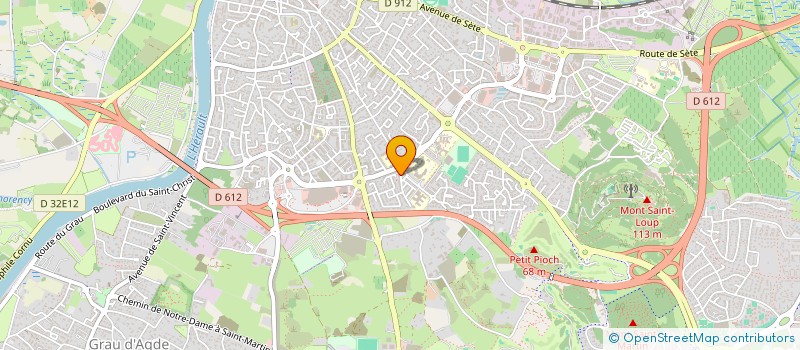 localisation de l'entreprise SCANNER DES PAYS DE THAU  AGDE