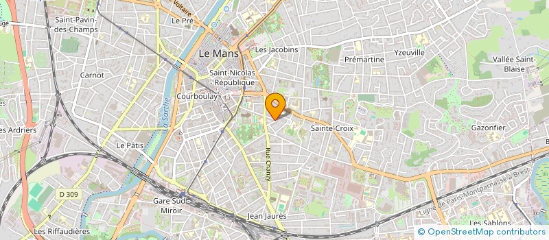 localisation de l'entreprise SCANNER DU MAINE à LE MANS