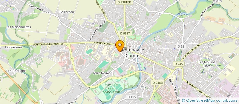 localisation de l'entreprise SCANNER DU SUD VENDEE à FONTENAY-LE-COMTE