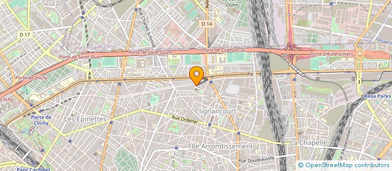 localisation de l'entreprise SCANNER IRM 18 PARIS NORD  PARIS