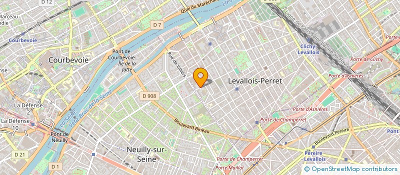 localisation de l'entreprise SCANNER-IRM IHFB-HARTMANN à LEVALLOIS-PERRET