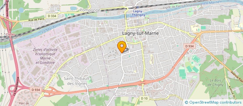 localisation de l'entreprise SCANNER MARNE LA VALLEE à LAGNY-SUR-MARNE