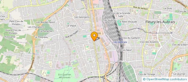 localisation de l'entreprise SCANNER ORLEANS NORD à FLEURY LES AUBRAIS
