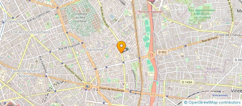 localisation de l'entreprise SCANNER PYRENEES  PARIS