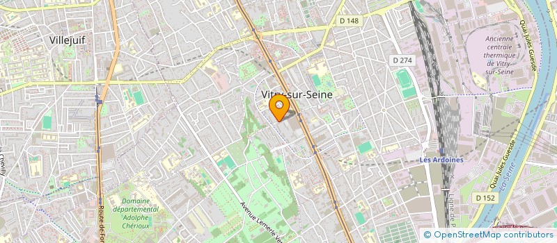 localisation de l'entreprise SCANNER VITRY SUR SEINE -SVS- à VITRY-SUR-SEINE