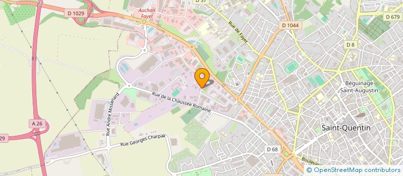 localisation de l'entreprise SCANO GROUPE à SAINT-QUENTIN