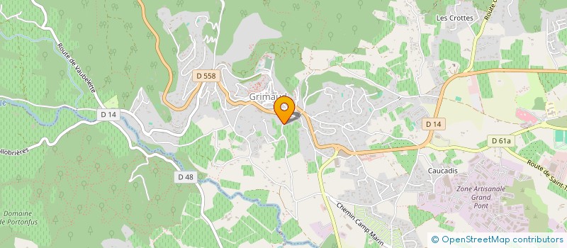 localisation de l'entreprise SCANOIL GRIMAUD  GRIMAUD