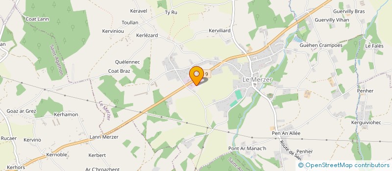 localisation de l'entreprise SCANP  LE MERZER