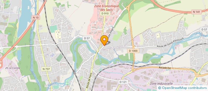 localisation de l'entreprise SCANP à CHAMPNIERS