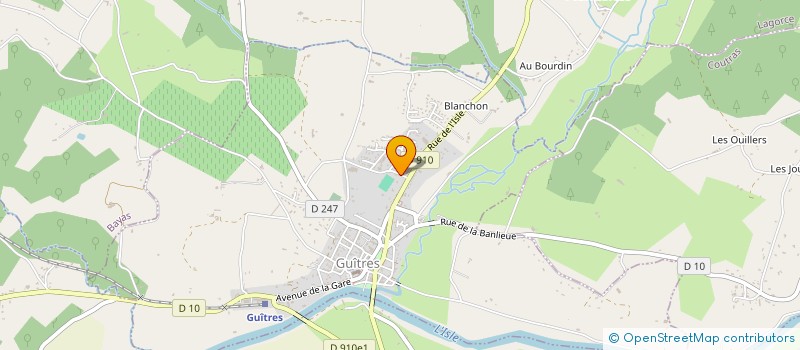 localisation de l'entreprise SCANROAD ATLANTIC  GUITRES