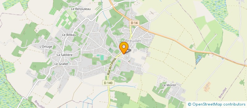 localisation de l'entreprise SCANS  BREUILLET