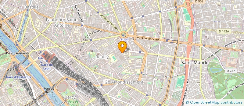 localisation de l'entreprise SCAO SA  PARIS