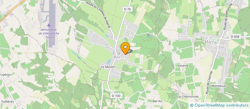 localisation de l'entreprise SCAP  ALIX