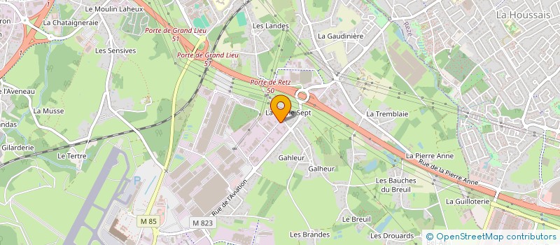 localisation de l'entreprise SCAP  BOUGUENAIS