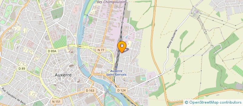 localisation de l'entreprise SCAP BTP à AUXERRE