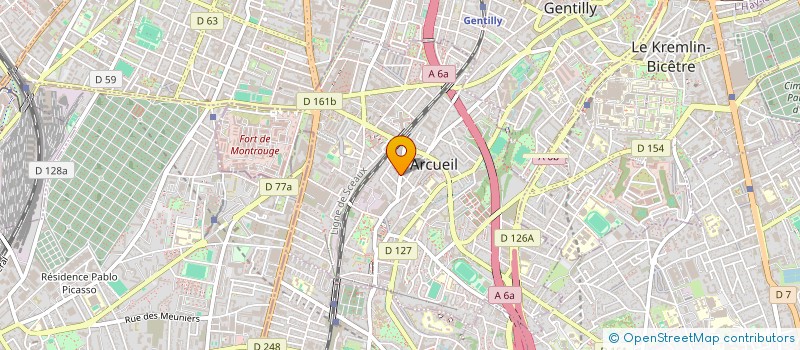 localisation de l'entreprise SCAP FRANCE à ARCUEIL