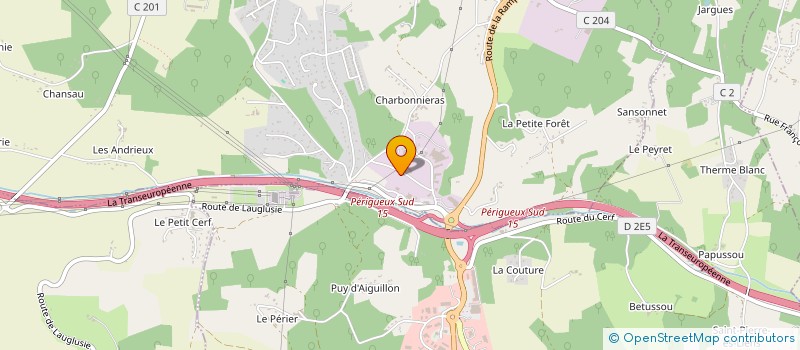 localisation de l'entreprise SCAPA ARCHITECTES ASSOCIES  COULOUNIEIX-CHAMIERS