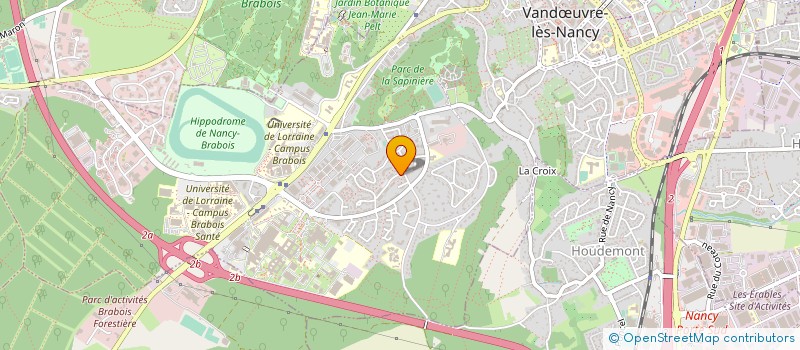 localisation de l'entreprise SCAPA NANCY ORIENTATION  VANDUVRE-LES-NANCY