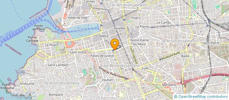 localisation de l'entreprise SCAPEL ET ASSOCIES SOCIETE CIVILE PROFESSIONNELLE D'AVOCATS  MARSEILLE