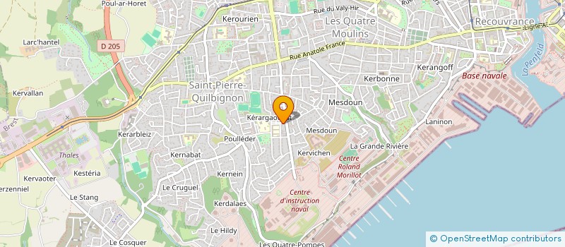 localisation de l'entreprise SCAPH 06 à BREST