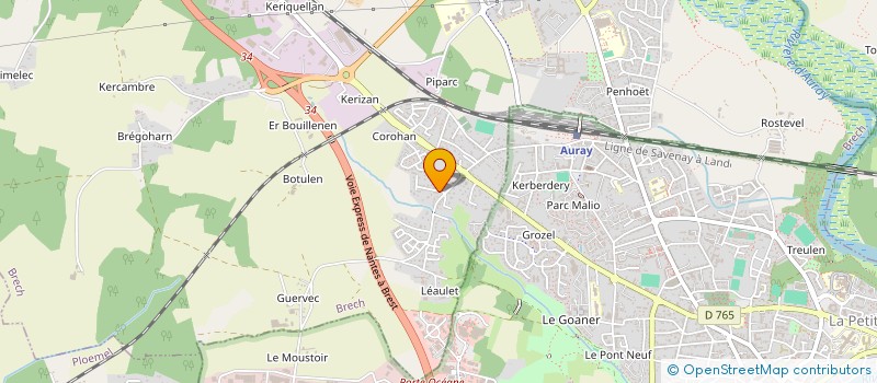 localisation de l'entreprise SCAPHANDRIER DE LA MER DU NORD  BRECH