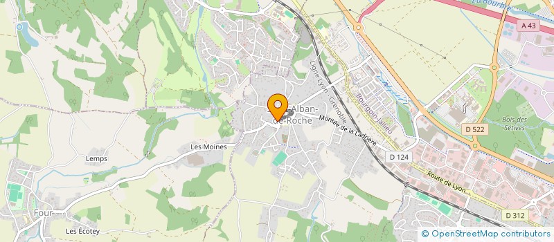 localisation de l'entreprise SCAPHOIDE  SAINT-ALBAN-DE-ROCHE