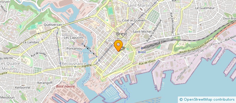 localisation de l'entreprise SCAPIAN à BREST