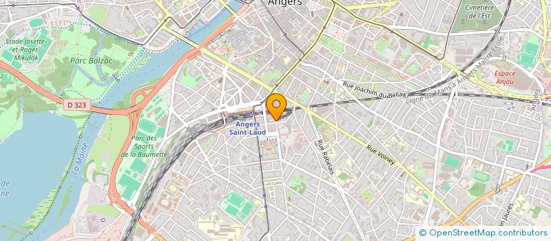 localisation de l'entreprise SCAPIN à ANGERS