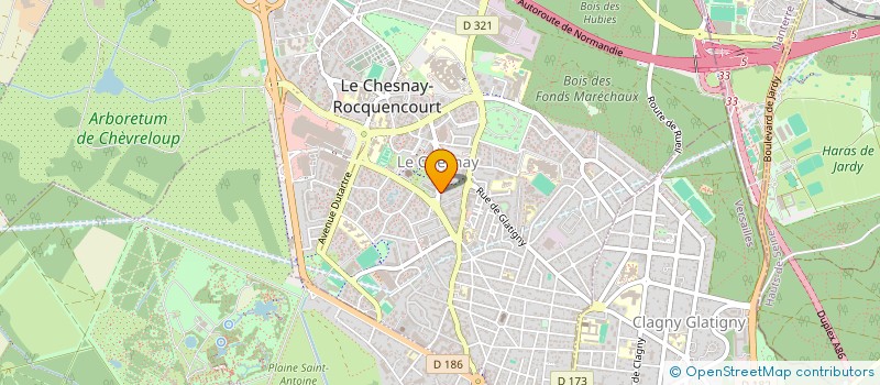 localisation de l'entreprise SCAPIN EXPERTISES à LE CHESNAY-ROCQUENCOURT