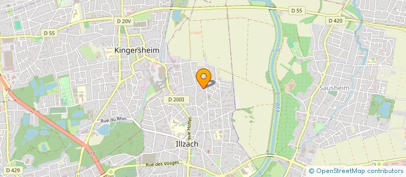 localisation de l'entreprise SCAPO  ILLZACH