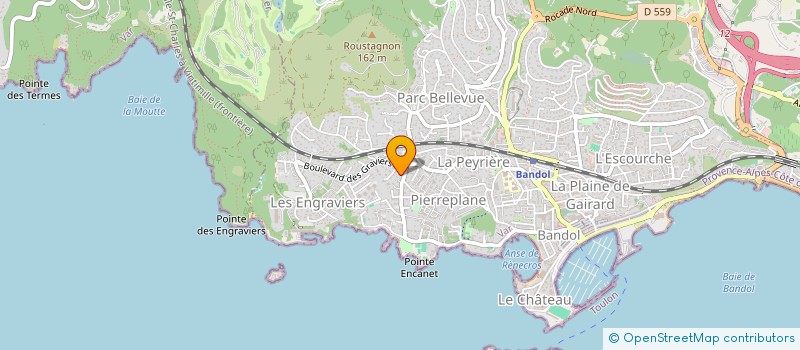 localisation de l'entreprise SCAPPA à BANDOL