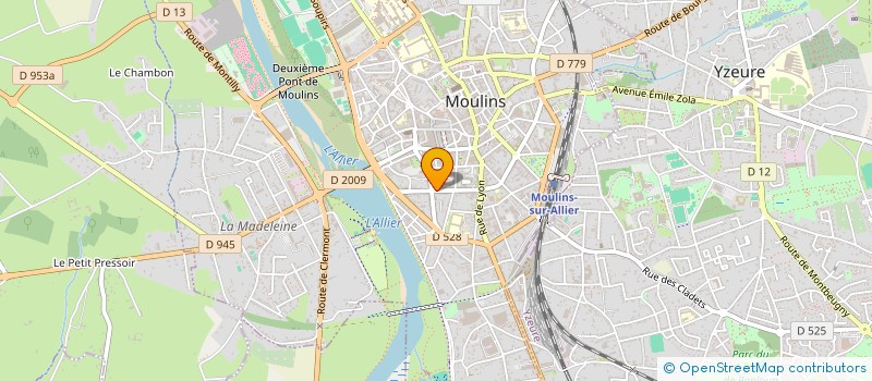 localisation de l'entreprise SCAPPI à MOULINS