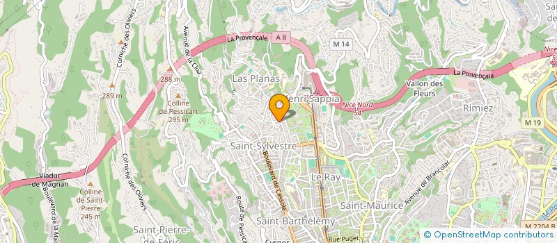 localisation de l'entreprise SCAPY à NICE