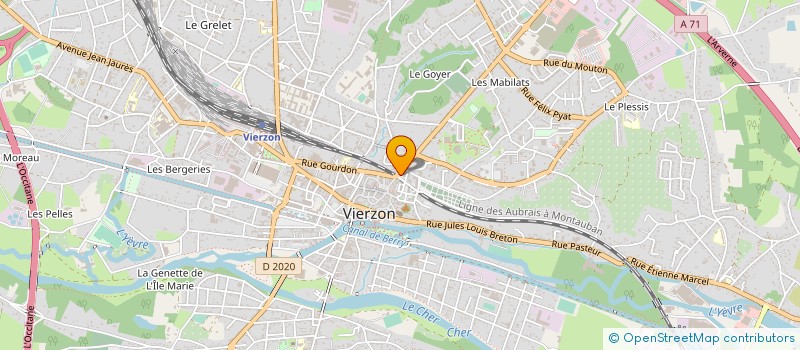 localisation de l'entreprise SCAR 18  VIERZON