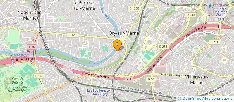 localisation de l'entreprise SCAR à BRY-SUR-MARNE