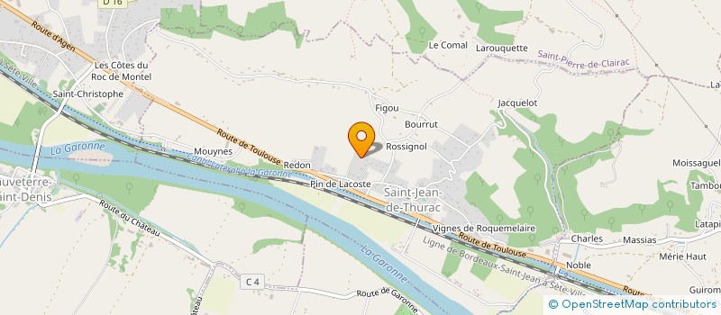 localisation de l'entreprise SCAR  PESSAC