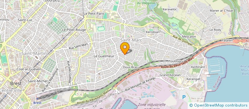 localisation de l'entreprise SCAR à BREST