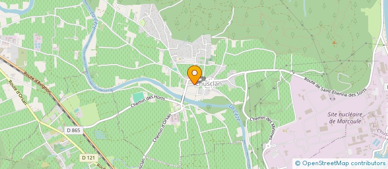 localisation de l'entreprise SCAR EVENT'S à BAGNOLS SUR CEZE