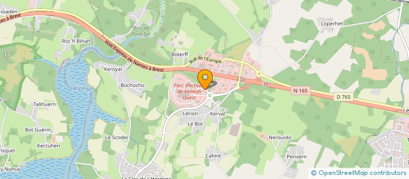 localisation de l'entreprise SCAR GROUP  PLOUGOUMELEN