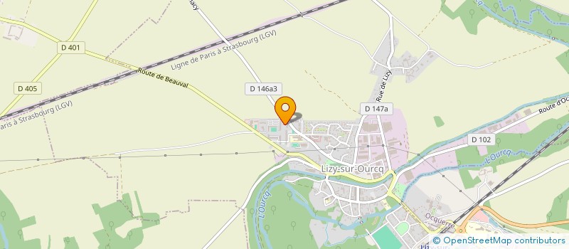 localisation de l'entreprise SCAR REVET  LIZY-SUR-OURCQ