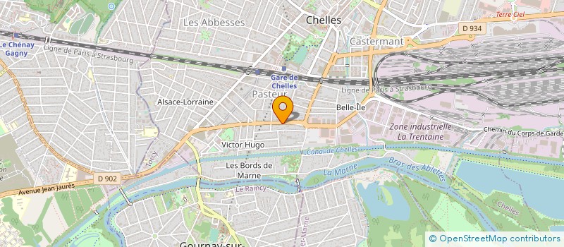 localisation de l'entreprise SCARA CONCEPT à CHELLES