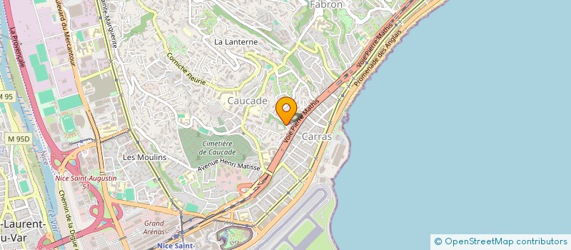 localisation de l'entreprise SCARABE  NICE