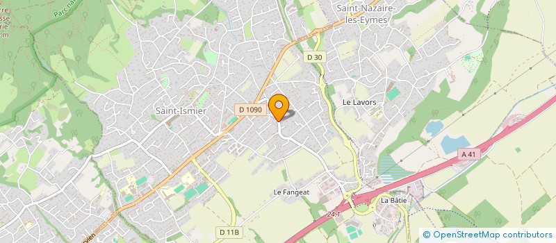 localisation de l'entreprise SCARABE à SAINT-ISMIER