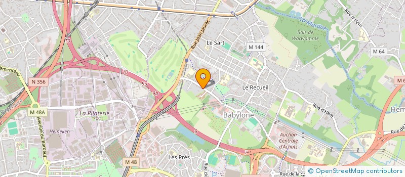 localisation de l'entreprise SCARABEE 2 à VILLENEUVE-D'ASCQ