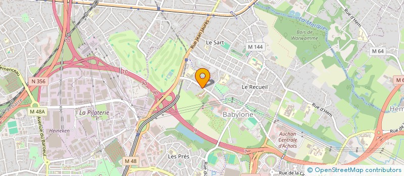 localisation de l'entreprise SCARABEE à VILLENEUVE-D'ASCQ